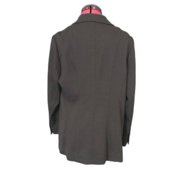 Coldwater Creek Blazer Women’s Petite Size 12P Black Long Sleeve Button Pockets - Picture 4 of 6